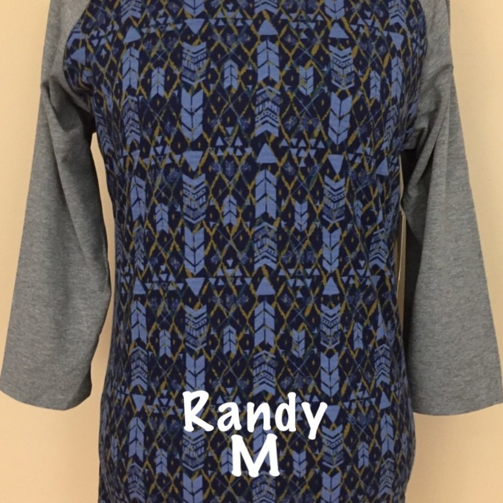 LuLaRoe Randy Baseball T new with tags
